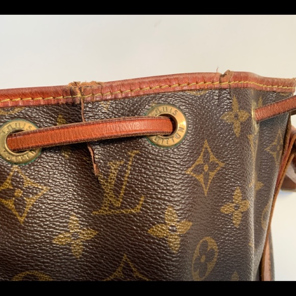 Vintage Original Louis Vuitton Monogram Canvas Bucket Bag, 1970s - 1980s - Picture 8 of 13